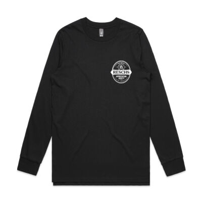 Long Sleeve Tee with White RAS Logo (SAME DAY PRINT SERVICE) Thumbnail