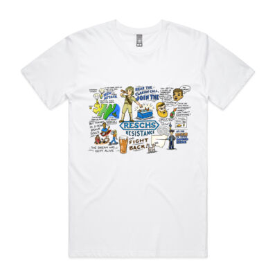 Join the resistance T-shirt - Artwork on front (SAME DAY PRINT SERVICE) Thumbnail