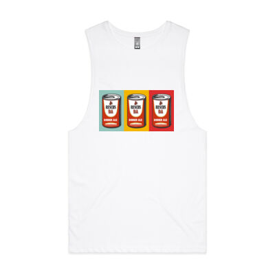 Pop Art - 3 Red Can Singlet (Same Day Printing) Thumbnail