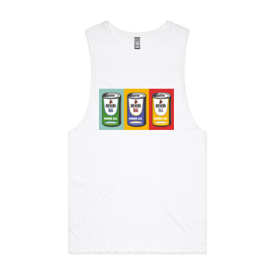 Pop Art - 3 Coloured Can Singlet (Same Day Printing) Thumbnail