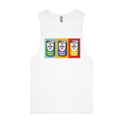 Pop Art - 3 Coloured Can Singlet (4 Week Turnaround) Thumbnail
