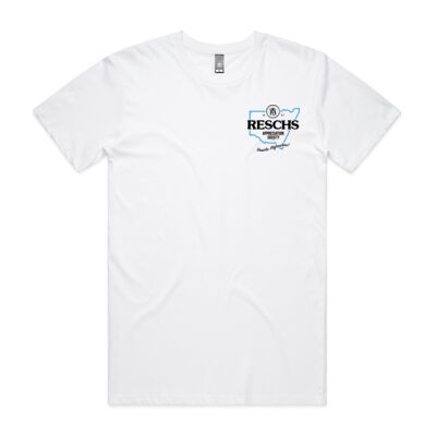 Men's White T-Shirt with new RAS logo (SAME DAY PRINT SERVICE) Thumbnail