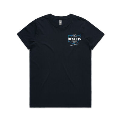 Women's Navy T-Shirt with new RAS logo (SAME DAY PRINT SERVICE) Thumbnail